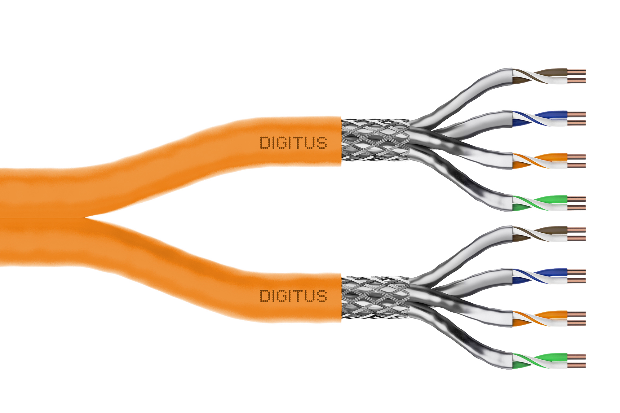 Digitus CAT 7 S/FTP data cable - installation cable. 500 m. duplex. Cc