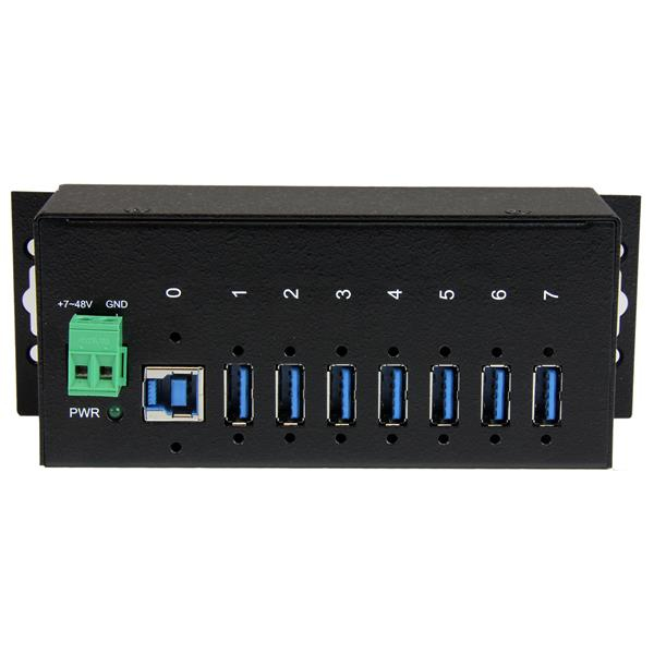 StarTech.com 7-Port Industrial USB 3.0 Hub with ESD & 350W Surge Protection