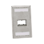 Panduit CFPSL2S wall plate/switch cover Stainless steel