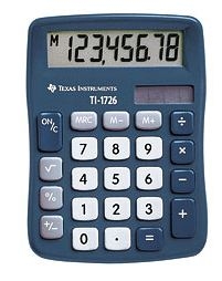 Image of Texas Instruments TI-1726 calculator Pocket Display Blue