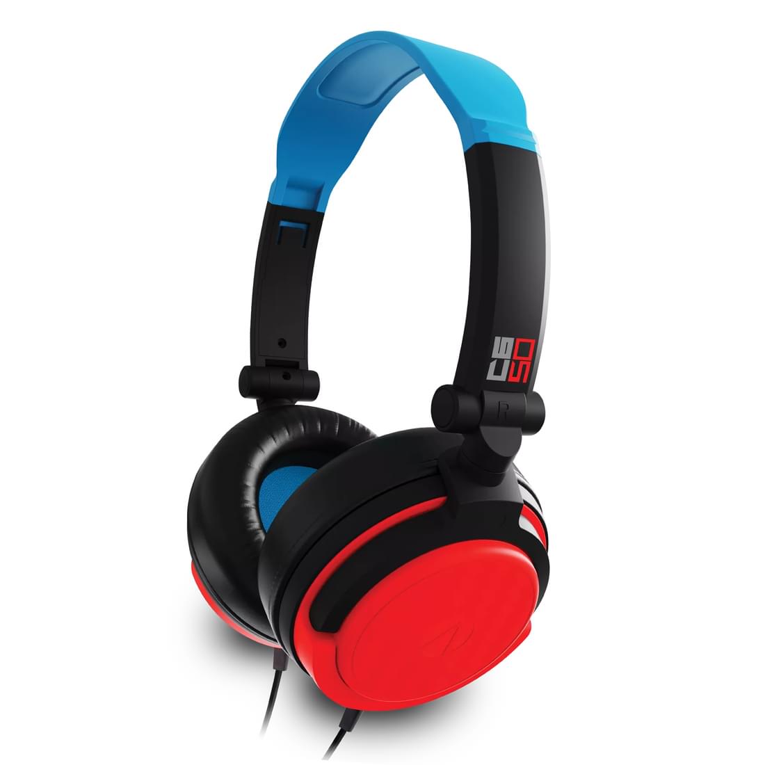 Photos - Other for Computer Stealth C6-50 Gaming Headset-Neon Bl/Rd C6-50BLU-RED 