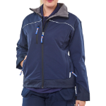 BEESWIFT Ladies Soft Shell Jacket Navy Blue Xs