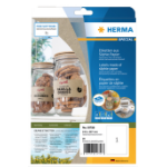 HERMA 10758 self-adhesive label Rectangle Permanent Brown 20 pc(s)