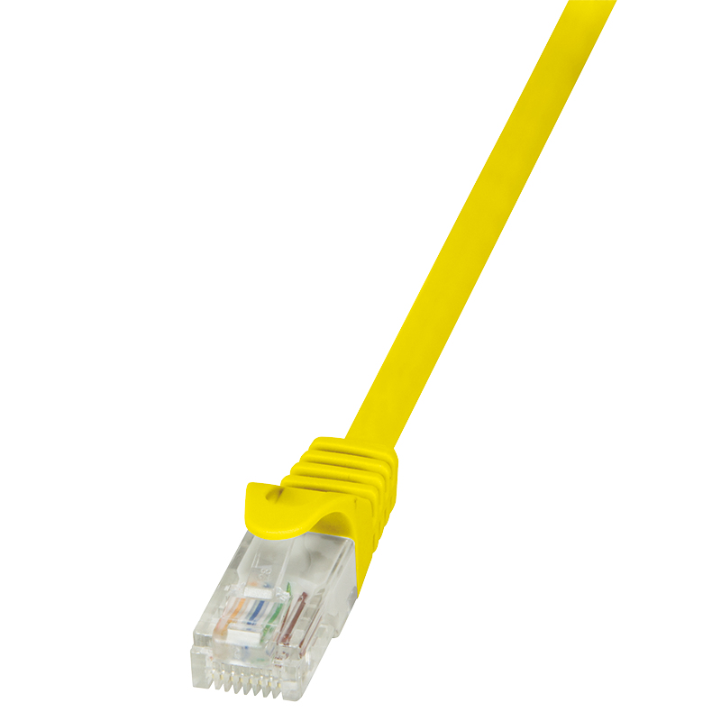 LogiLink CP2067U networking cable Yellow 3 m Cat6 U/UTP (UTP) Round