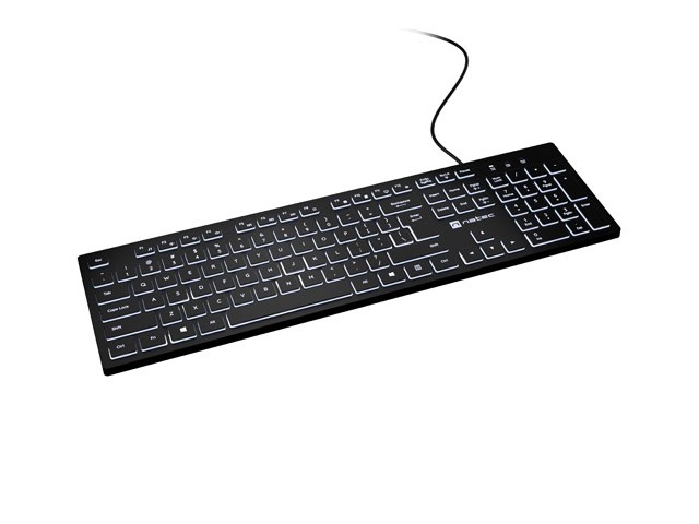 NAT ec Herring Glow US Keyboard with white backlight