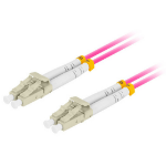 Lanberg FO-LULU-MD41-0030-VT InfiniBand/fibre optic cable 3 m 2x LC LC/UPC Purple