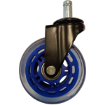LC-Power LC-CASTERS-7DB-SPEED office/computer chair part Blue Plastic, Rubber Castor wheels