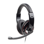 Gembird Stereo headset, glossy black