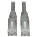 Tripp Lite N201-007-GY Cat6 Gigabit Snagless Molded (UTP) Ethernet Cable (RJ45 M/M), PoE, Gray, 7 ft. (2.13 m)