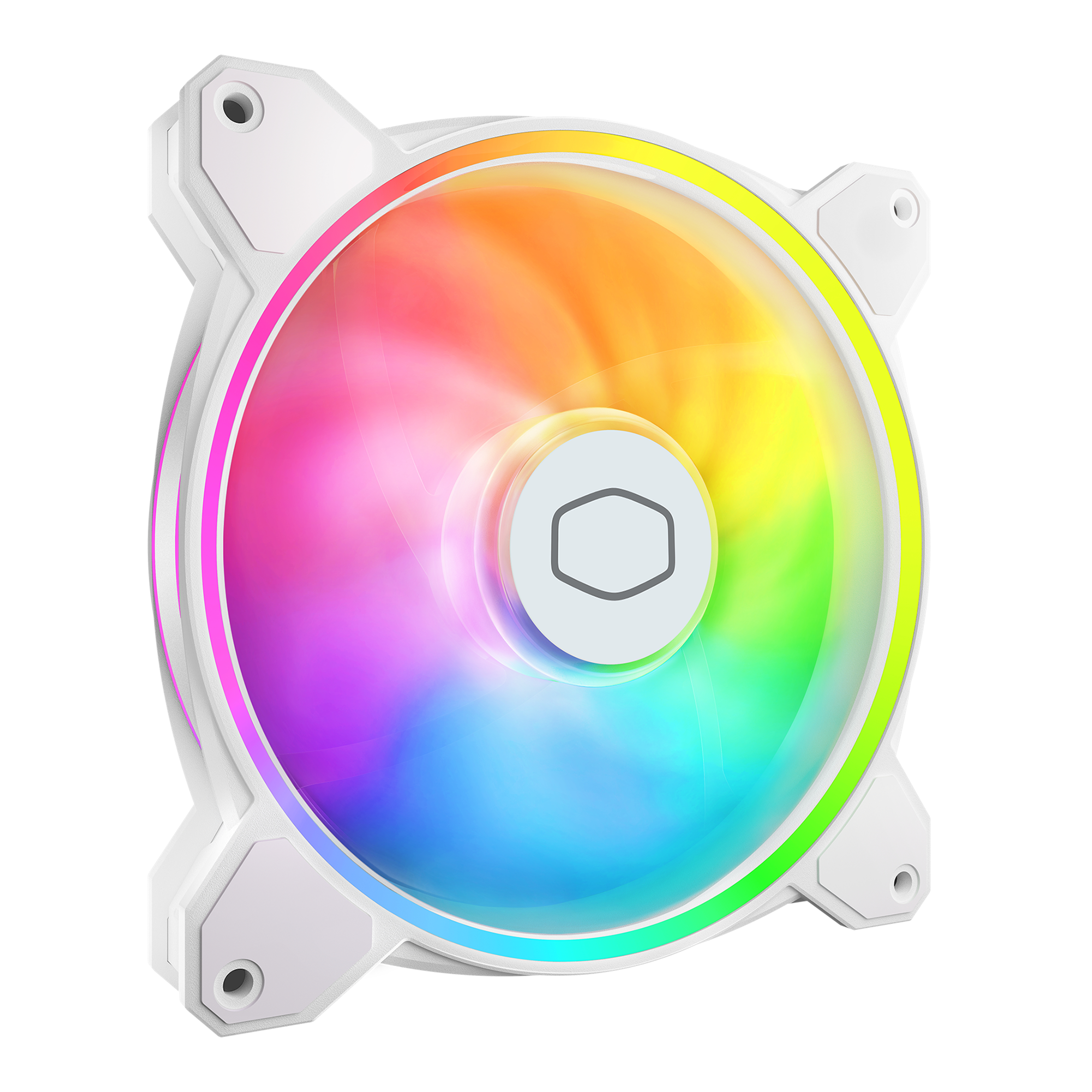 Image of Cooler Master MasterFan MF140 HALO² White Edition Computer case...