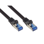 Alcasa 8060-SF010S networking cable Black 1 m Cat6a S/FTP (S-STP)