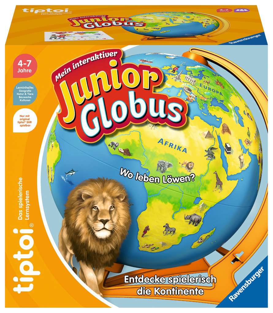 Image of RAVENSBURGER tiptoi ohne Stift Mein interaktiver Junior Globus