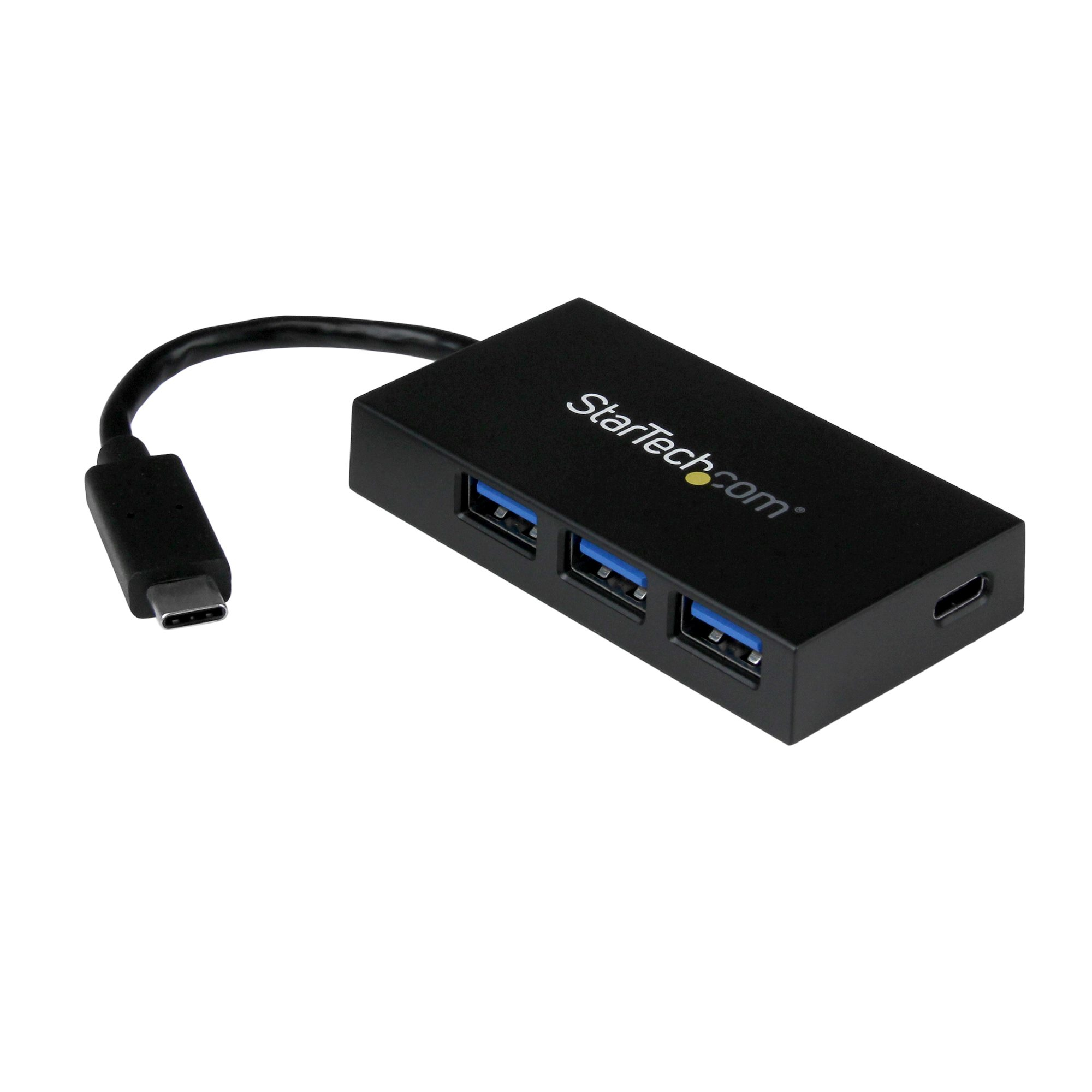 Image of StarTech.com 4-Port USB-C Hub - USB-C to 1x USB-C and 3x USB-A -...