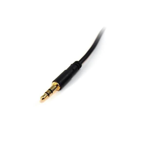 StarTech.com MU6MMS ljudkabel 1,8 m 3,5mm Svart