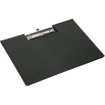 MARBIG CLIPFOLDER PVC A4 LANDSCAPE BLACK