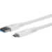 eSTUFF USB-C to A Cable 2m White