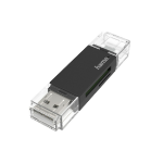Hama 00200130 card reader USB/Micro-USB Black