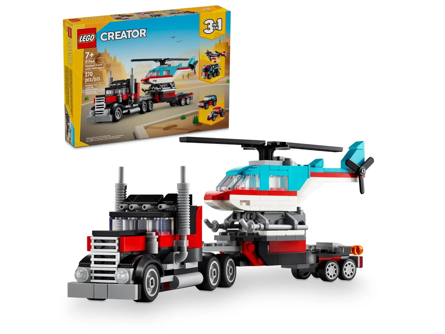 LEGO Creator 3in1 31146 - Flatbed Truc