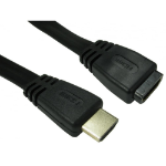 Cables Direct CDLHDFLAT-MF03K HDMI cable 3 m HDMI Type A (Standard) Black