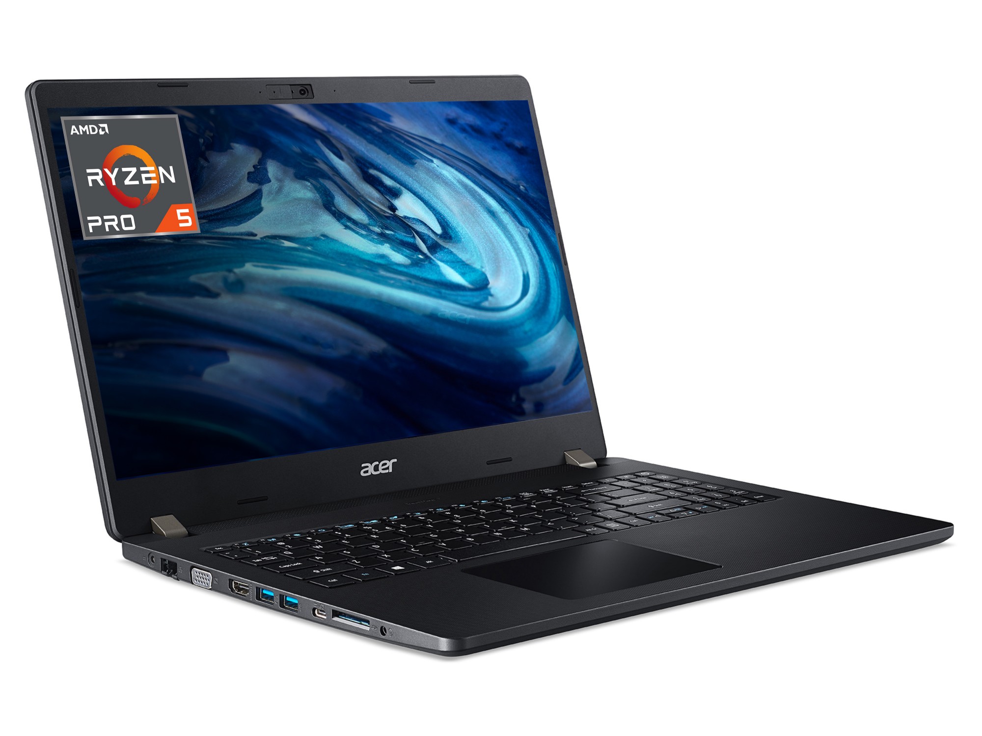 Acer TravelMate P2 TMP215-41 R5-5650U 8G/256G W10/11P Notebook 39.6 cm (15.6") Full HD AMD Ryzen™ 5 PRO 8 GB DDR4-SDRAM 256 GB SSD Wi-Fi 6 (802.11ax) Windows 10 Pro Black