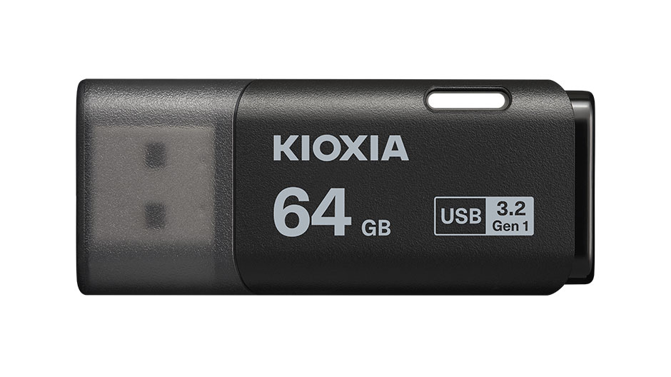 Kioxia LU301K064GG4 USB flash drive 64 GB USB Type-A 3.2 Gen 1 (3.1 Gen 1) Black