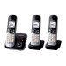 Panasonic KX-TG6823GB telefoner DECT-telefon Namn och uppringnings-ID Svart, Silver