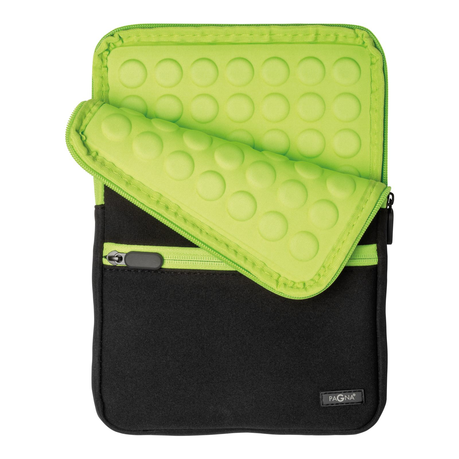 Pagna 99517-17 tablet case 25.4 cm (10") Sleeve case Black, Green