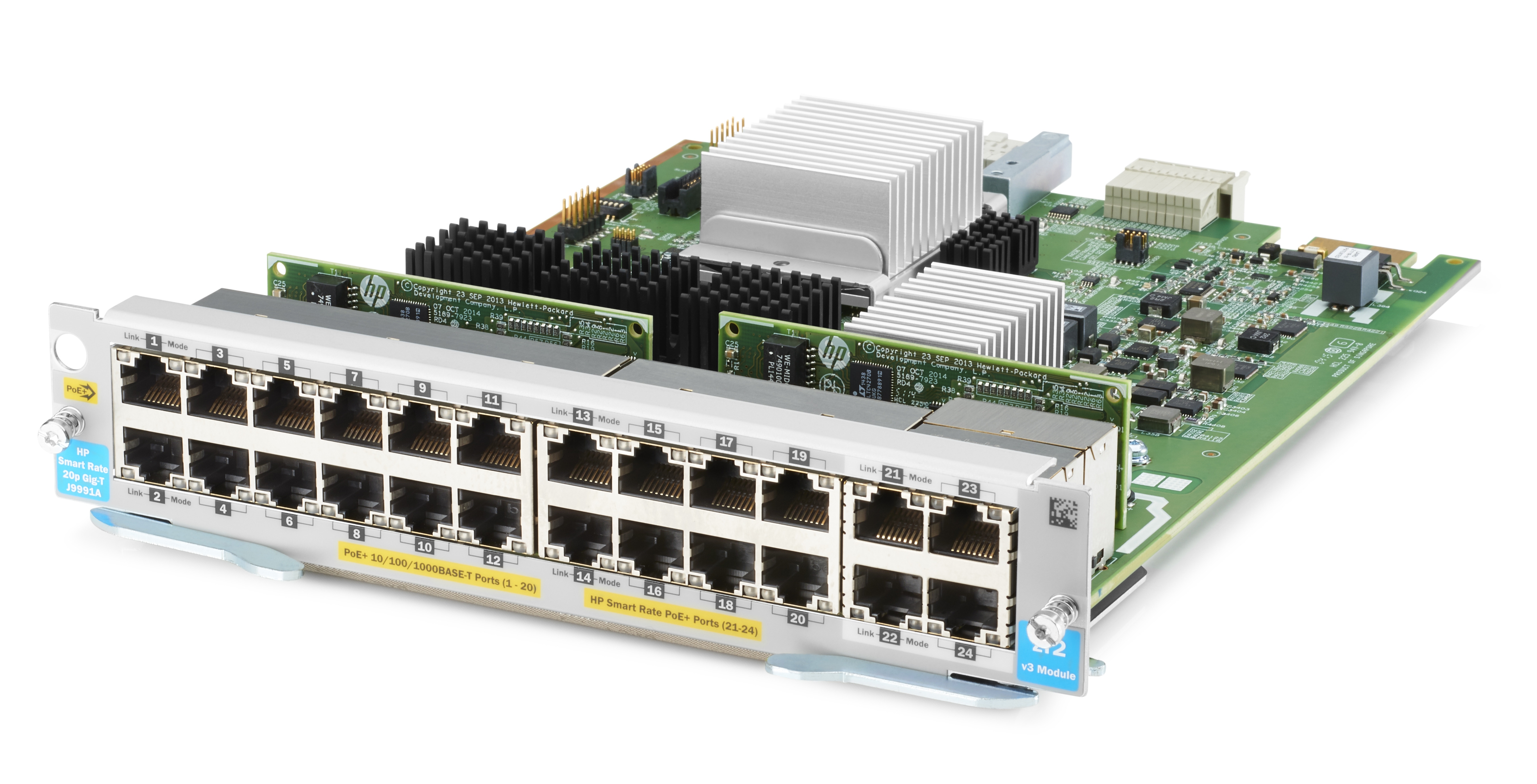 Image of HPE Aruba 20-port 10/100/1000BASE-T PoE+ / 4-port...