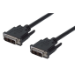 Manhattan 355322 DVI cable 78.7" (2 m) DVI-D Black