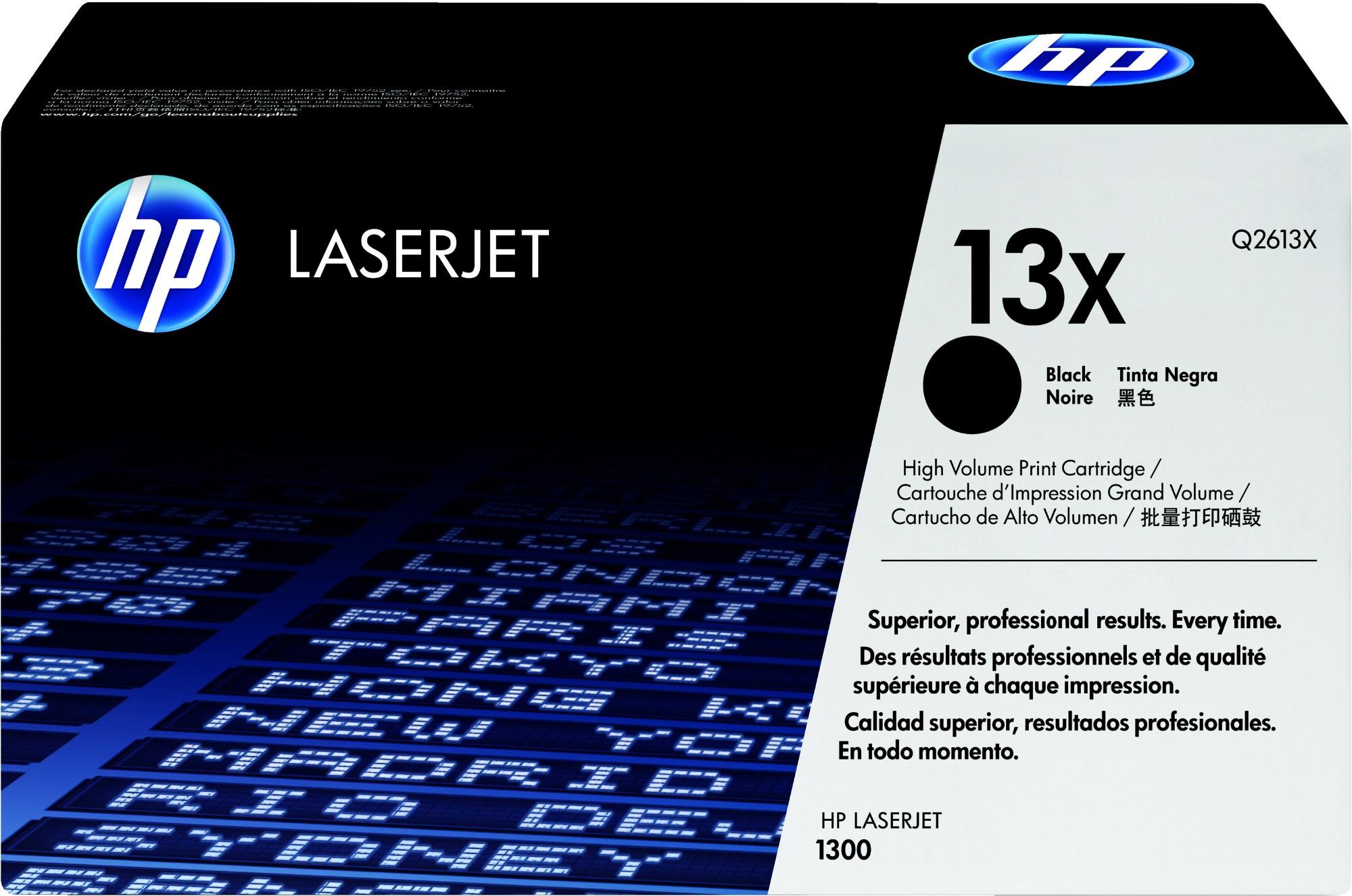 HP Q2613X/13X Toner cartridge black high-capacity, 4K pages/5% for HP LaserJet 1300