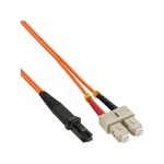 InLine Fiber Optical Duplex Cable MTRJ/SC 50/125µm OM2 5m