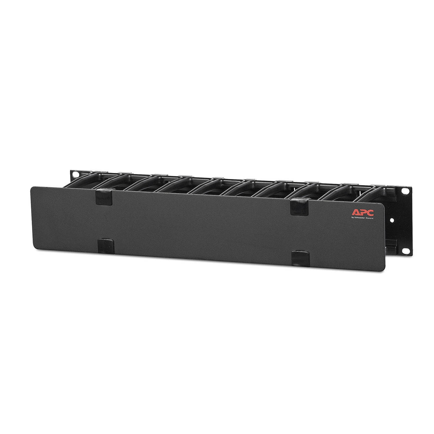 Apc Black Netshelter Cable Management. Horizontal Cable Manager. 2U. Single