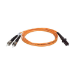 Tripp Lite N308-08M InfiniBand/fibre optic cable 315" (8 m) MT-RJ 2x ST OFNR Black, Orange