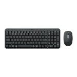 Logitech MK250 Compact Bluetooth Wireless Combo keyboard Mouse included Universal RF Wireless + Bluetooth QWERTY US English Graphite
