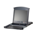 ATEN 16-Port Multi-Interface Cat 5 Dual Rail LCD KVM Switch