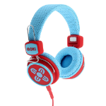 Moki Kid Safe Volume Headphones Wired Head-band Music Blue, Red