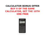 Canon F717SGABK BLACK 242 FUNCTION SCIENTIFIC BOARD OF STUDIES APPROVED BUY 9 GET 1 FREE