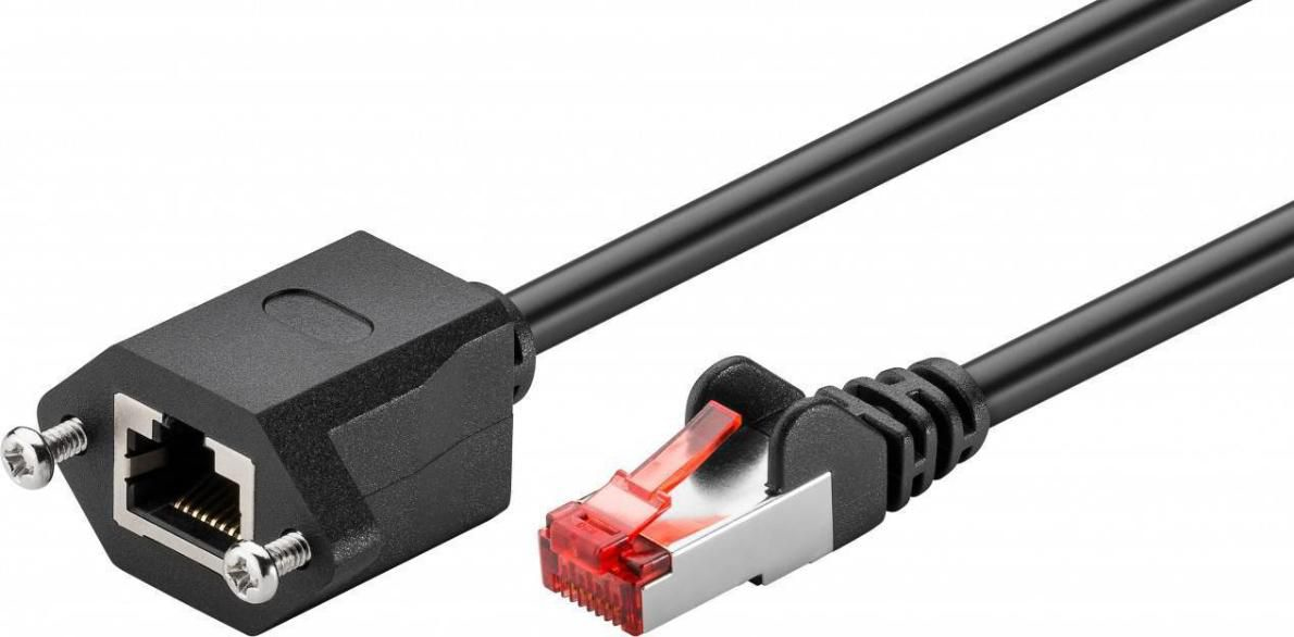 Microconnect STP602SEXT networking cable Black 2 m Cat6 F/UTP (FTP)