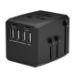 Microconnect MC-TRAVELADAPTER1 electrical power plug Black