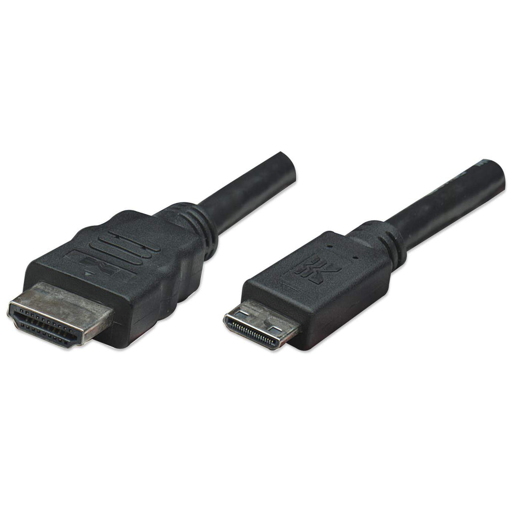 Image of Manhattan HDMI to Mini HDMI Cable, 4K@30Hz (High Speed), 1.8m,...
