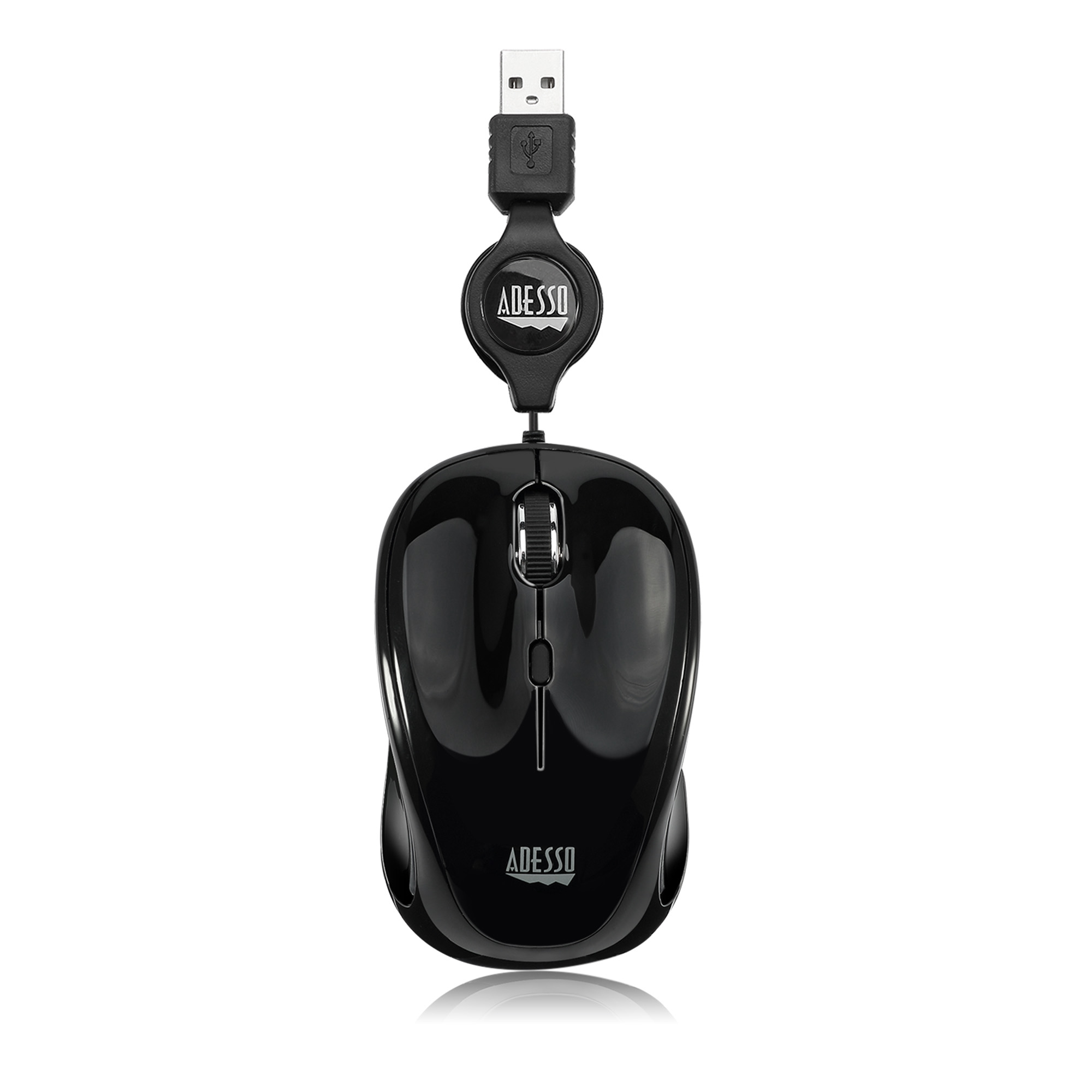 Image of Adesso iMouse S8B - USB Illuminated Retractable Mini Mouse