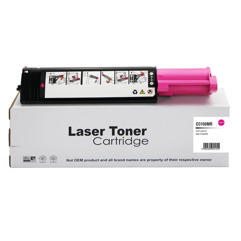 Image of CTS Wholesale Remanufactured Dell 3100CN Magenta Hi Yld Toner Ctg 593-