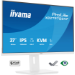 iiyama ProLite XB2797QSNP-W1 computer monitor 68.6 cm (27") 2560 x 1440 pixels Quad HD LCD White