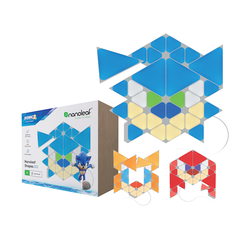 Nanoleaf Sonic Limited Edition Starter Kit lampor dekorationsslingor 42 W LED Vit