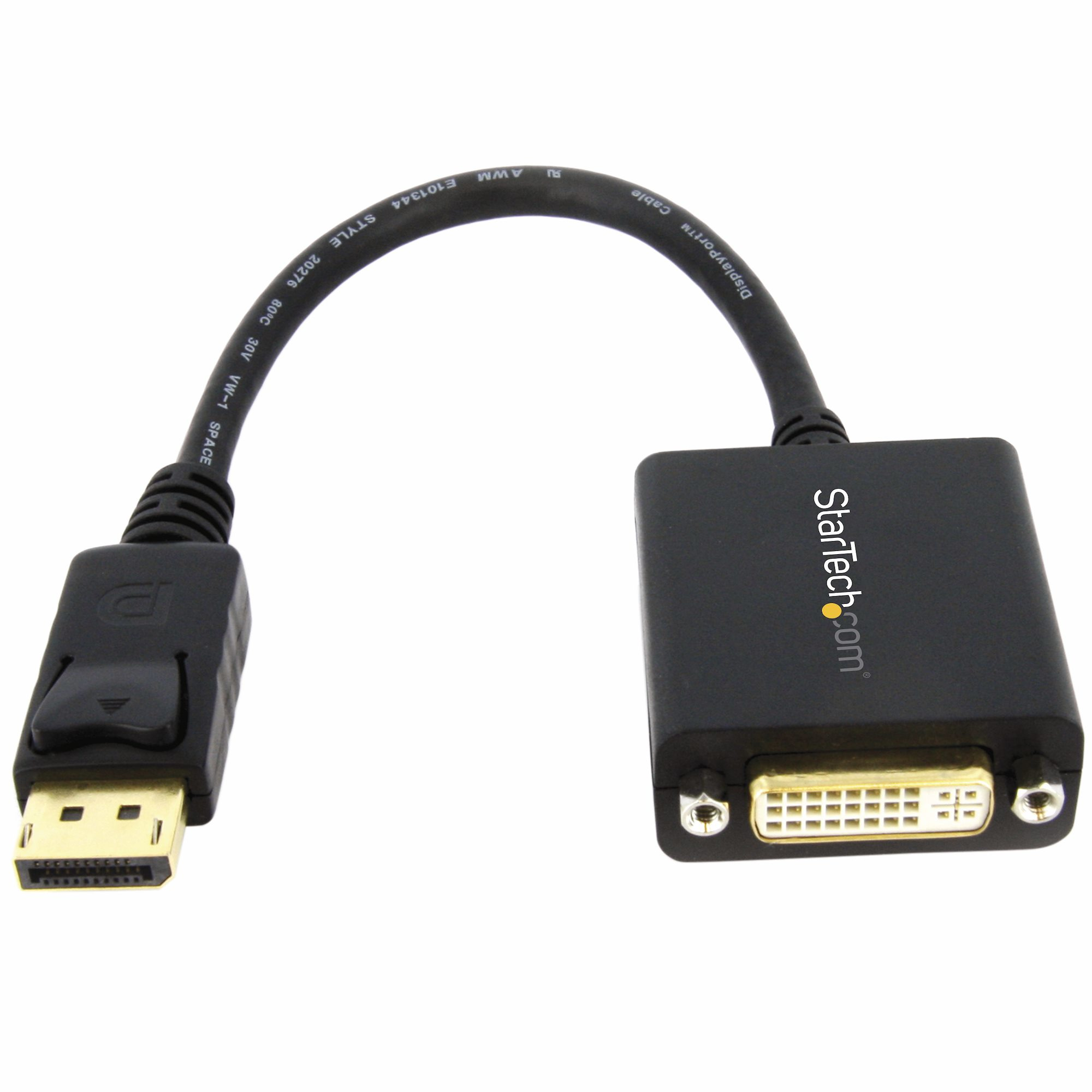 Image of StarTech.com DisplayPort to DVI Adapter - DisplayPort to DVI-D...