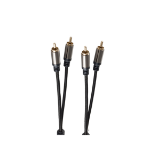 shiverpeaks BS20-41255 audio cable 2.5 m 2 x RCA Black