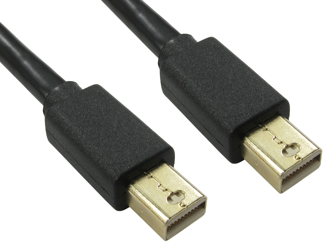 Cables Direct Mini DisplayPort, 0.5m Black
