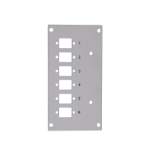 LogiLink Fiber optic front plate 6 LC-D / 6 SC-S for splice distributor
