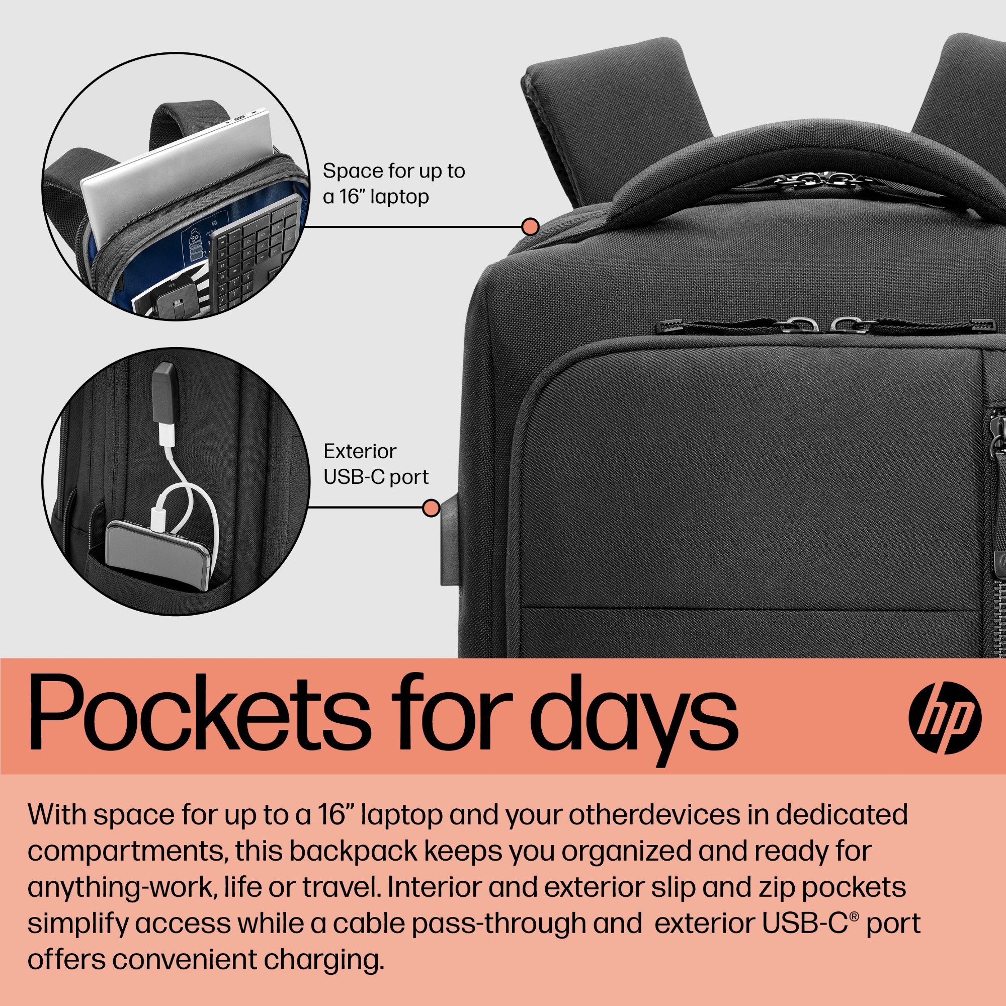 HP Renew Executive 16inch Laptop Backpack, 91 in distributor/wholesale