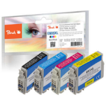 Peach PI200-848 ink cartridge 4 pc(s) Compatible Black, Cyan, Magenta, Yellow